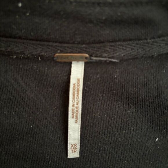 Free‎ People Ruby Soft Oversized Slouchy Shacket - Washed Black color, XS, EUC! - Picture 4 of 5